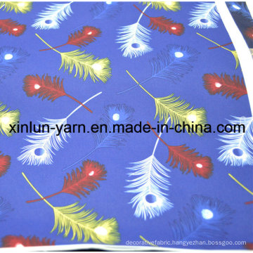 Feather Cartoon Print Fabric for Warm Style Design Clothing